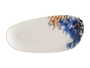 AQUELIS 2 VAGO PIATTO RETTANGOLARE PORCELLANA CM 36   Alessandrelli Business Solutions