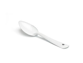 CUCCHIAIO FERRO SMALTATO BIANCO 20   Alessandrelli Business Solutions