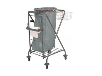 CARRELLO A X CON ATTACCO TONDO CROM   Alessandrelli Business Solutions