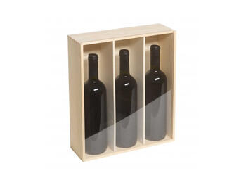 CASSETTA PLEXI 3 BOTTIGLIE   Alessandrelli Business Solutions