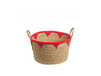 CESTO TESSUTO ROSSO M   Alessandrelli Business Solutions