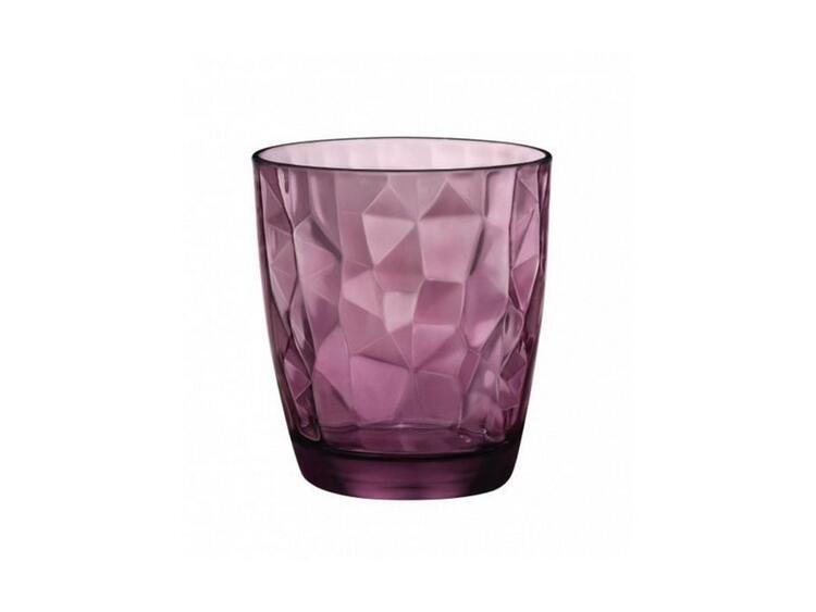 DIAMOND ROCK PURPLE BICCHIERE ACQUA CL 30,5 PEZZI 3