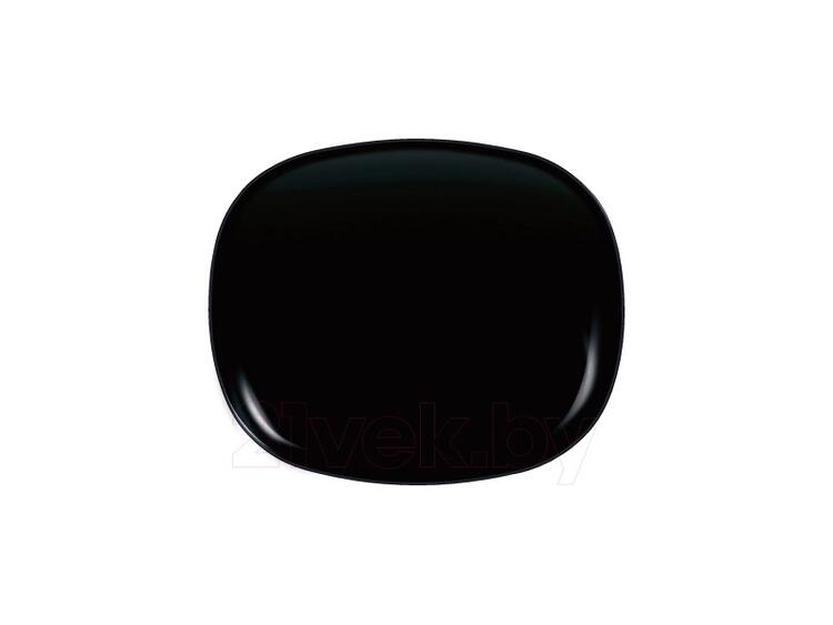 EVOLUTIONS PIATTO PIANO 27 CM. NERO TEMPERATO