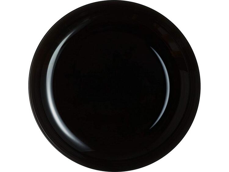 EVOLUTION PIATTO FONDO 17 CM. NERO TEMPERATO