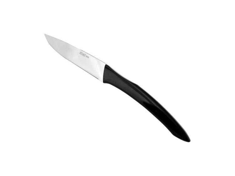 FUEGO COLTELLO CARNE FILO RASOIO ACCIAIO INOX MANICO IN ABS 23,2 CM