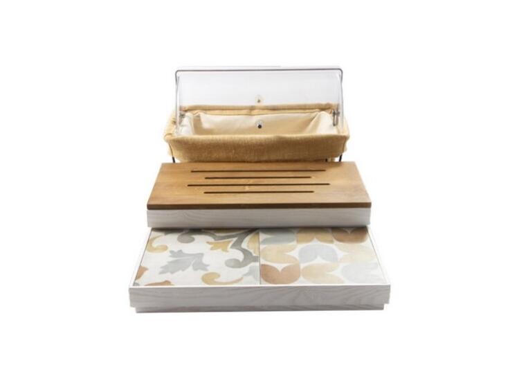 SET PANE DOMINO BIANCO 40X61 CM 