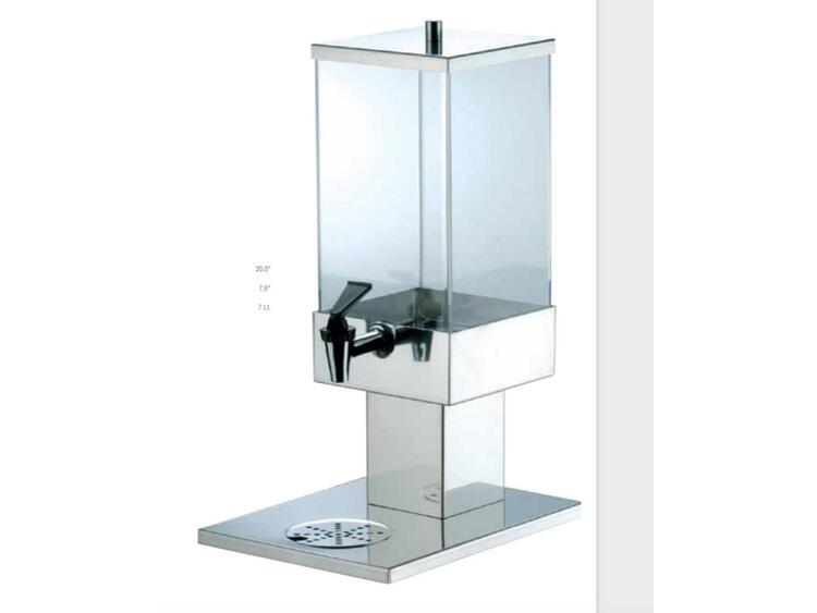 SQUARE DISTRIBUTORE SUCCHI LT.3,5 RUBINETTO METALLO