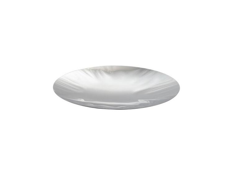 PIATTO TONDO IMPERFETTO ACCIAIO INOX 18/10 31 CM