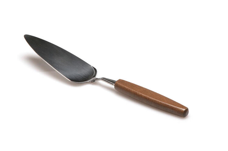 PALA TORTA PUNTA TONDA ACCIAIO INOX 18/10 PROFESSIONALE 26 CM BLISTER 
