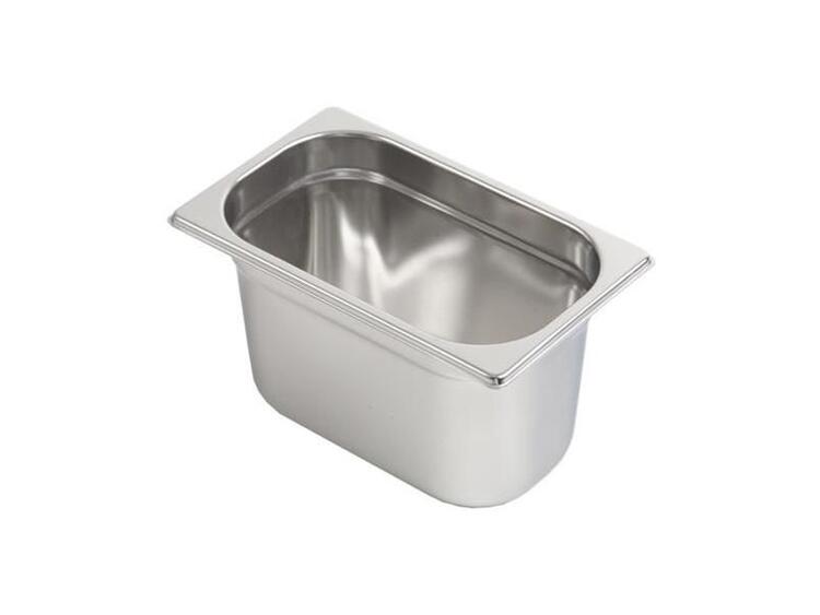 GASTRON.BAC.INOX GN 1/4 264X162X2 