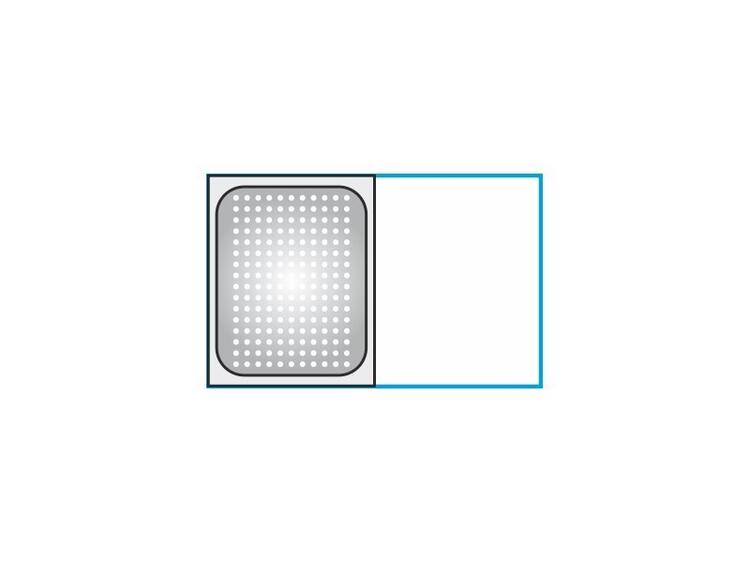 GASTRON.BAC.INOX GF 1/2 H. 65 FORAT 