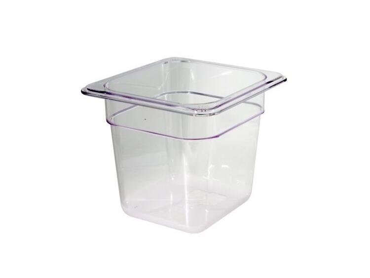 GASTRONORM BACINELLA POLICARBONATO GN 1/6 H.10