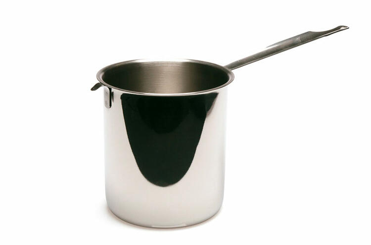 PREPARAZIONE BAGNOMARIA CILINDRICO ACCIAIO INOX 18/10 20X22 1 MANICO CM 7 L 