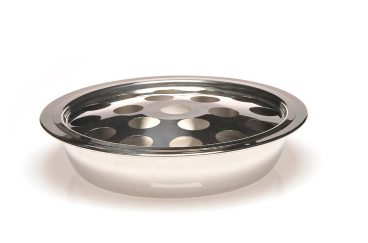 BUFFET PORTAYOGURT SISTEMA REFRIGERANTE 19 FORI ACCIAIO INOX 18/10 47,5 CM 