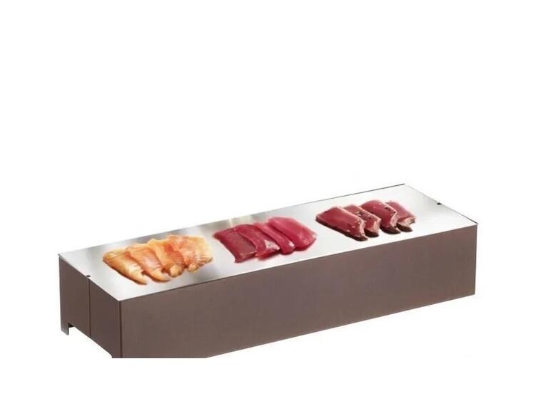 PIASTRA ACC INOX REFR SMALL CAFFE 