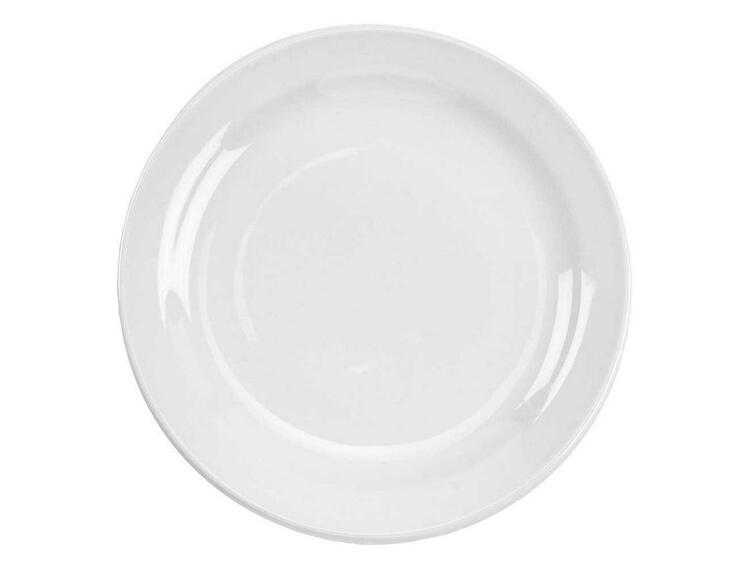 BASIC PIATTO PIANO CM.25 BIANCO 