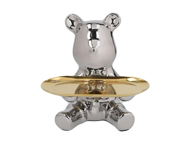 HOME DECOR BEAR ORSO ARG.C/VASS.19 