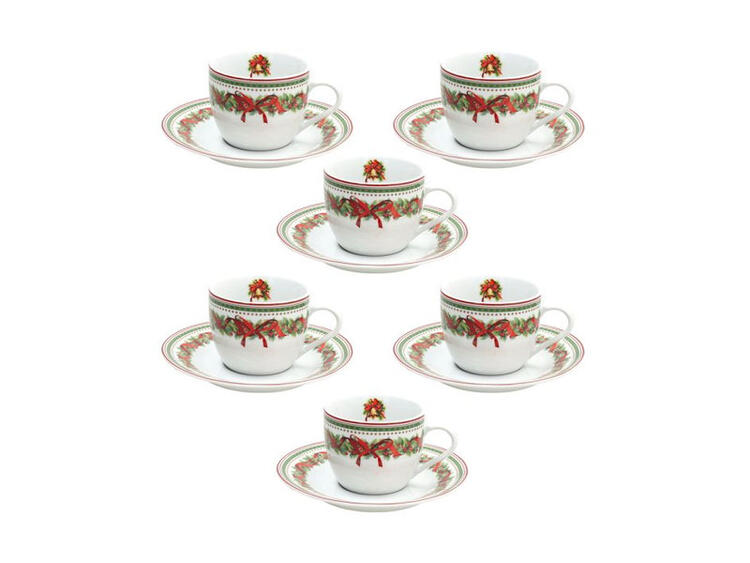 MADISON SET 6 TAZZE THE C/P CHRISTM 