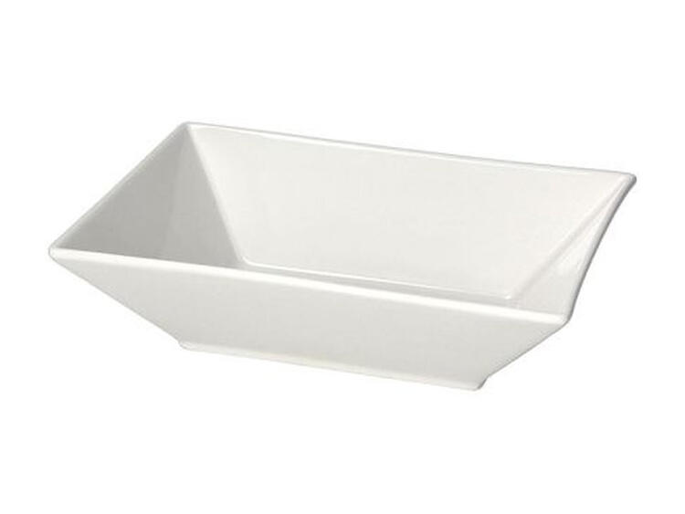 PLAIN INSALATIERA RETT.18X13 BIANCA 