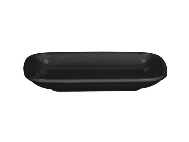 PIATTINO RETTANGOLARE PIANO 13,3 X 9 X H 1,8 NERO IN MELAMINA TOGNANA PROFESSIONAL 