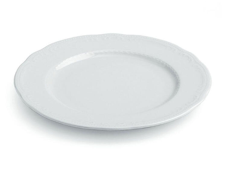 WIENNA PIATTO PIANO BIANCO CM.26