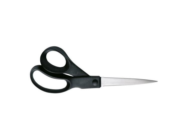 FORBICI UNIVERSALI ACCIAIO INOX IMPUGNATURA NERA 1,2X8,5X21,5 CM 