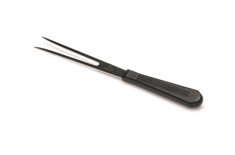 FORCHETTONE ACCIAIO INOX IMPUGNATURA LEGNO 28 CM 