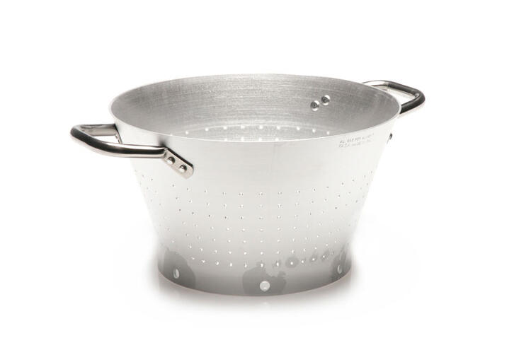 COLAPASTA CONICO CON BASE COM.40 2 MANIGLIE