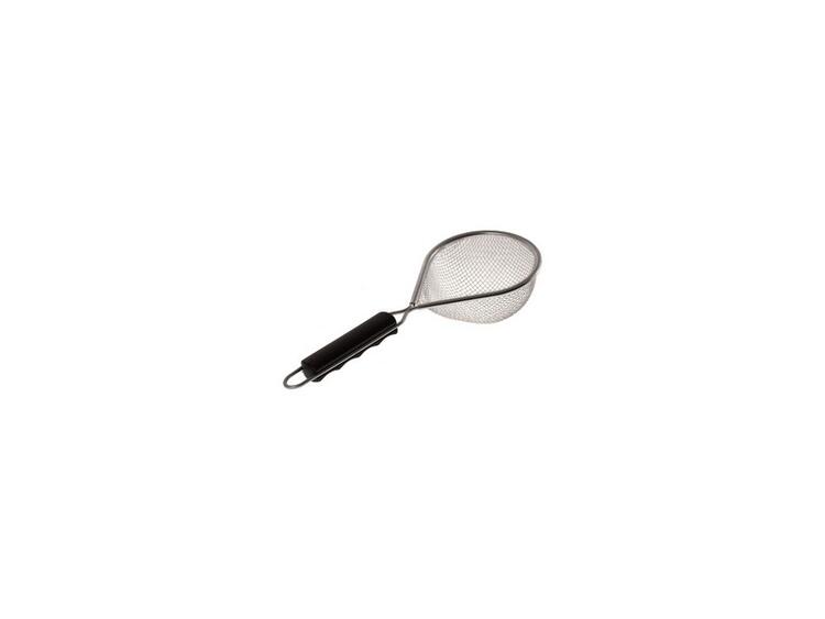 MINI CAVATUTTO RETE FILO DI ACCIAIO INOX 15X20 CM CON MANICO 19 CM 