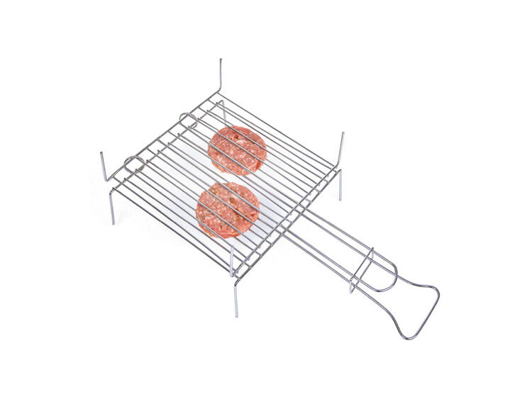 GRATICOLA DOPPIA LISCIA FILO DI FERRO CROMATO 24X34 CM 15 FILI 