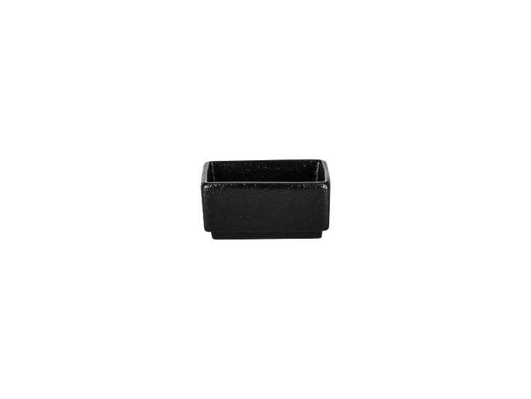 SENSATION ASA COPPETTA QUADRATA NERO PORCELLANA CM 6,5X6,5 7 CL 