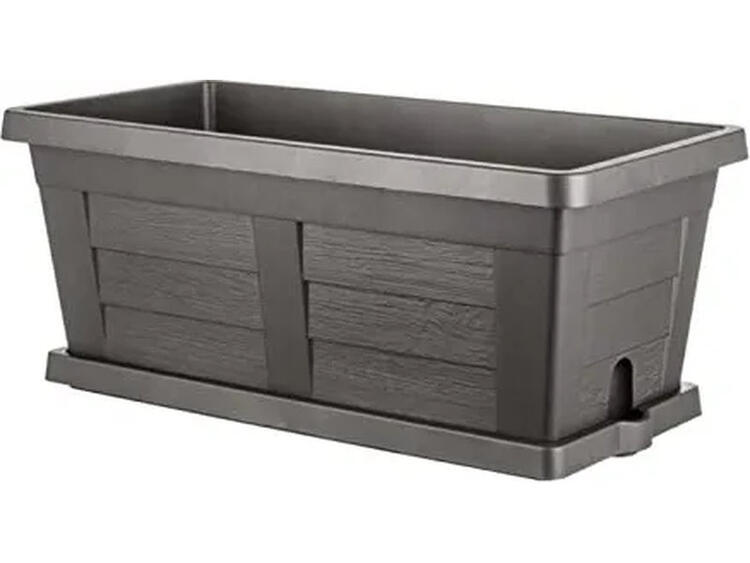 FIORIERA LEGNO CM.60 ANTRACITE 