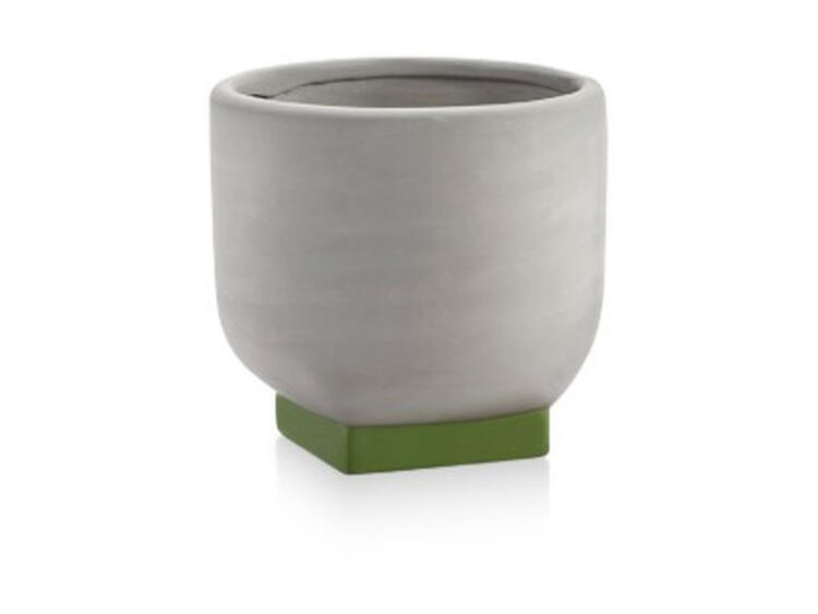 VASO FIORI 02 GREY/GREEN 