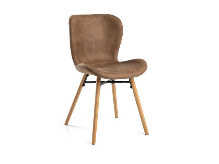 SEDIA TIBALDA ECOPELLE MARR.STR.LEG 