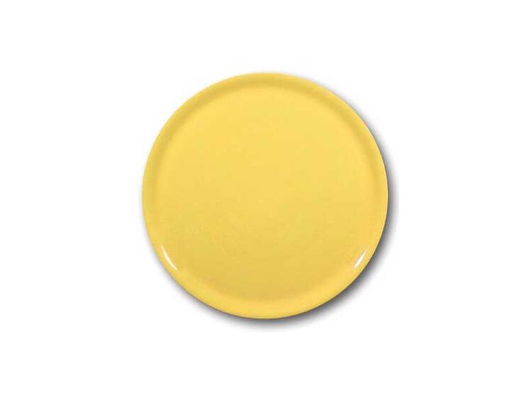NAPOLI COLORLINE PIATTO PIZZA GIALLO PORCELLANA CM 31 