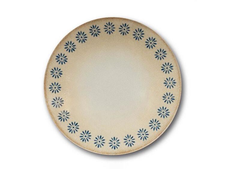 TABLE PIATTO PIANO PORCELLANA DECORATO CM 28 