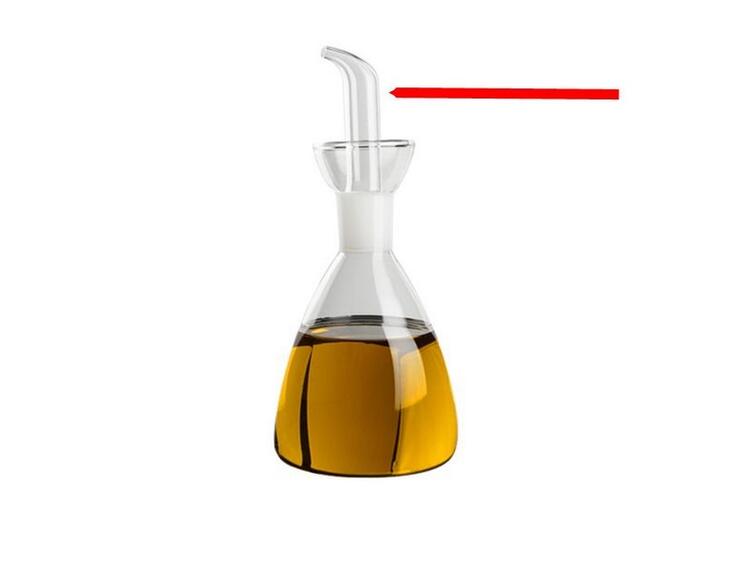 OLIERA CONICA ML.250 VETRO BOROS. 