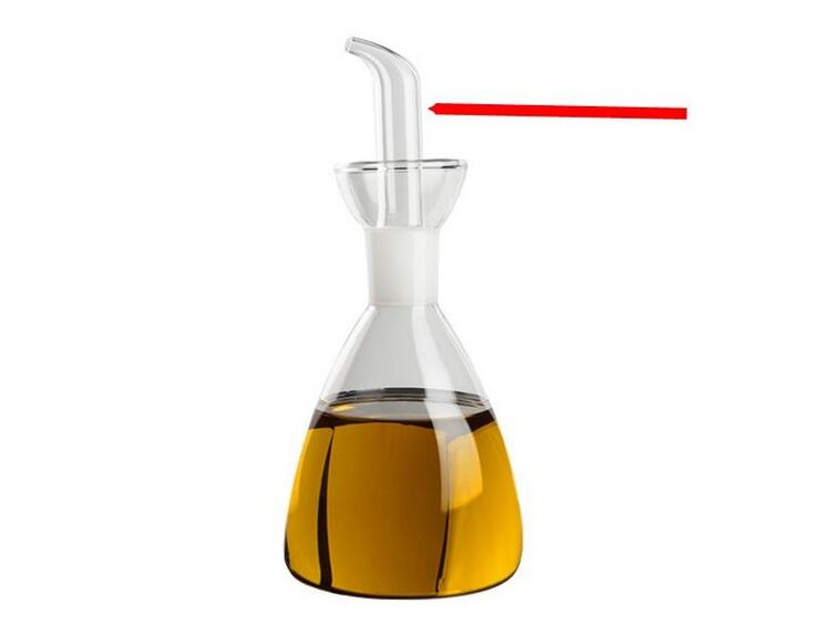 OLIERA CONICA ML.500 VETRO BOROS. 