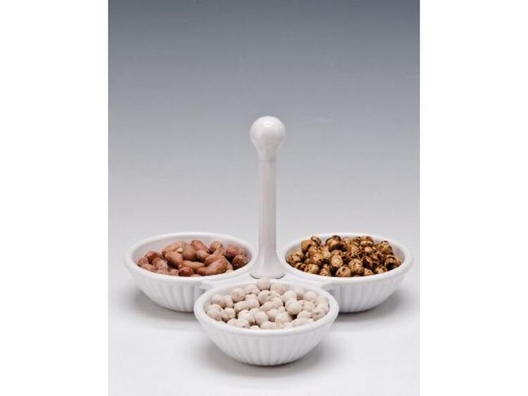 CIOTOLA PER 3 SNACK IN MELAMINA 