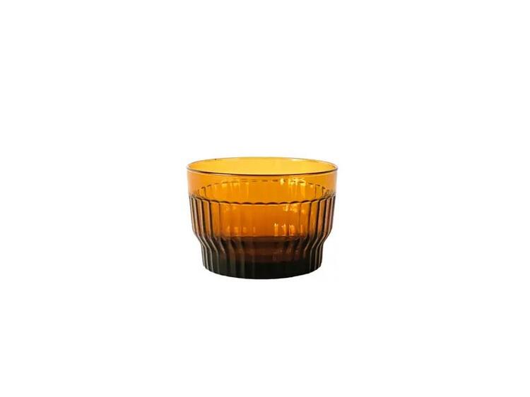 LIMA BOWL SMALL AMBER 