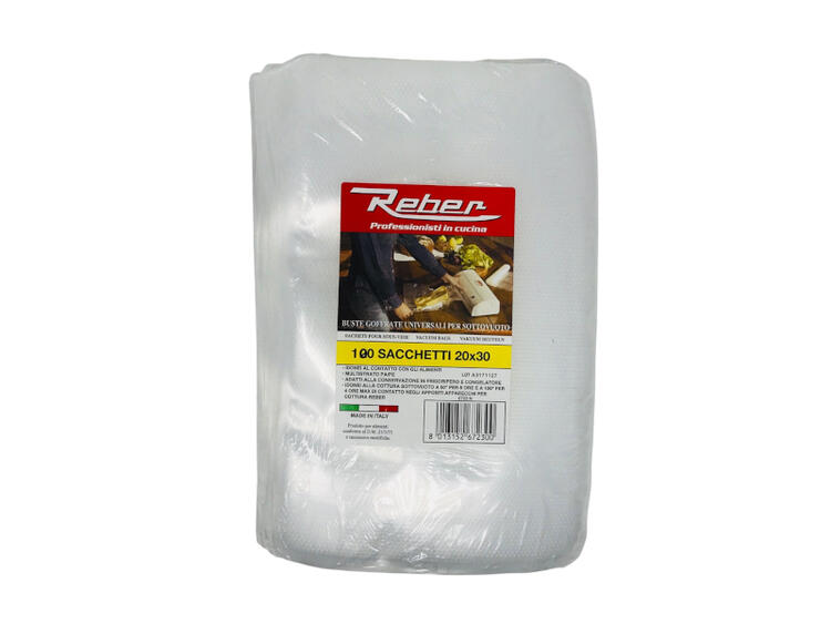 BUSTA 100 SACCHETTI 20X30 REBER 