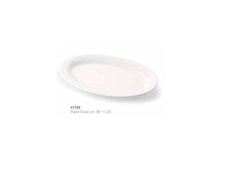 ANJA BIANCO PIATTO OVALE CM.36 