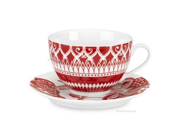 ARMONIA ROSSO SET 2 TAZZE COLAZ.C/P 