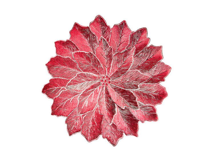 TABLEMAT SET 12 TOV.STELLA 38 ROSSO 