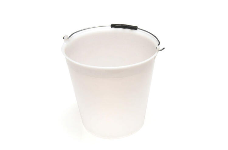 SECCHIO POLITENE SENZA BECCO 15 BIANCO