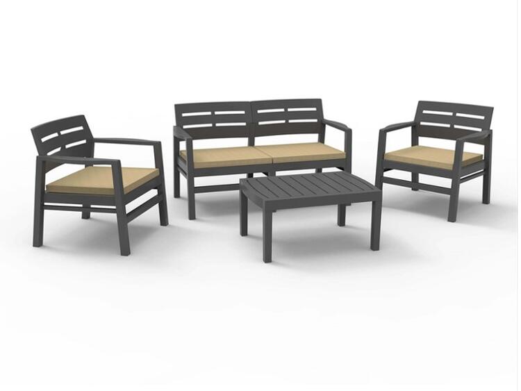 SET JAVA ANTRACITE CON CUSCINO