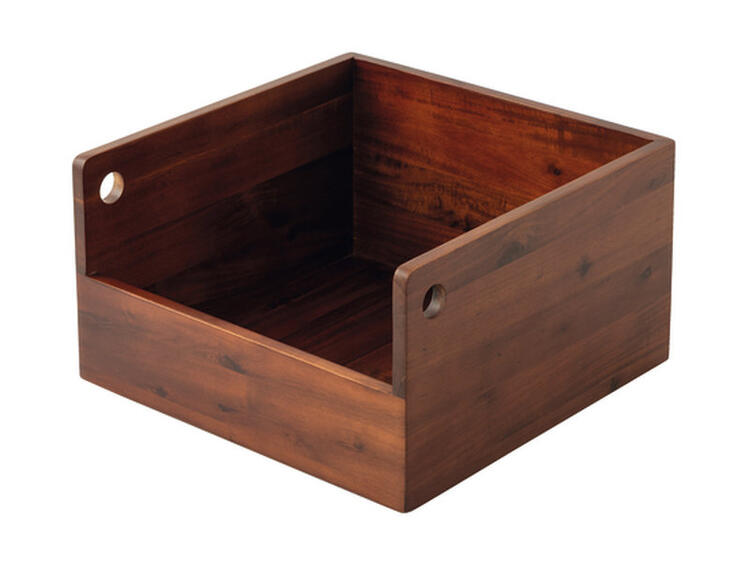 CONTENITORE 32,5X32,5X19  ACACIA 