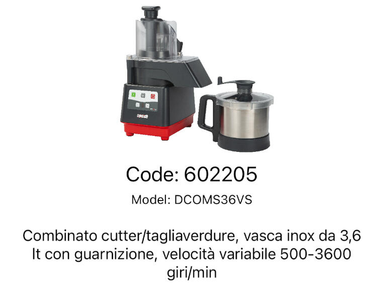 COMBINATO CUTTER TAGLIAVERDURE 3,6 