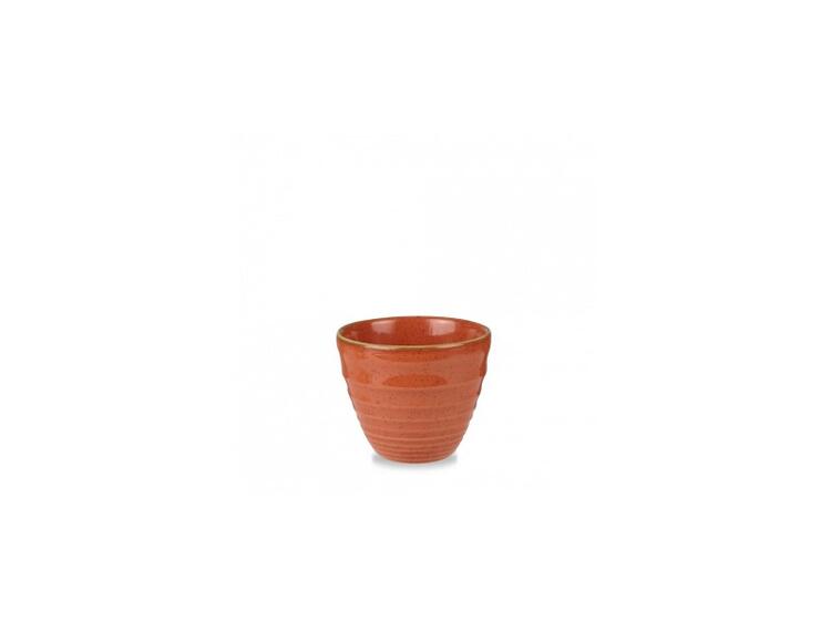 STONECAST ORANGE RIPPLE CHIP MUG 