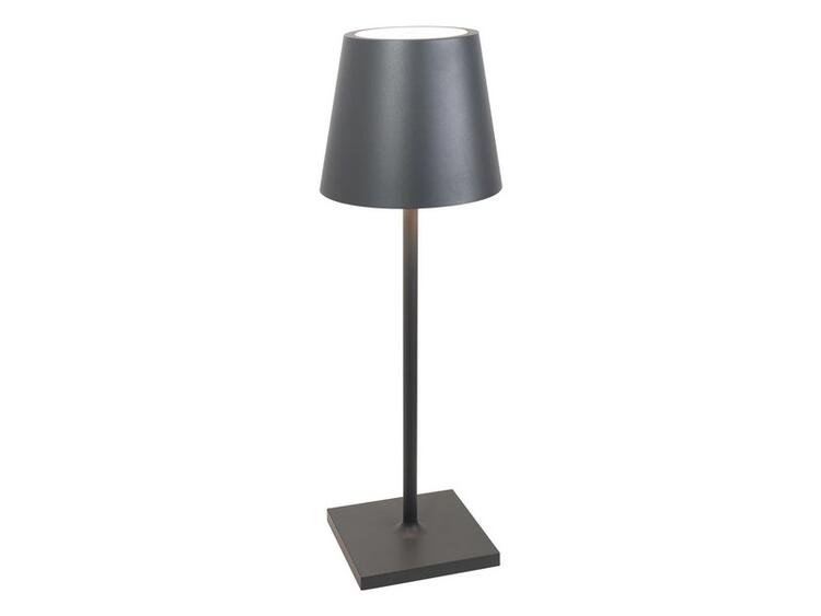 LAMPADA POLDINA L DESK GRIGIO SCURO 
